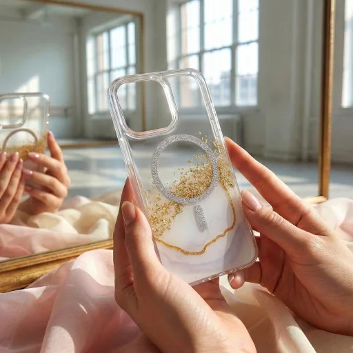 Samsung Galaxy S25 Ultra Epoxy Mag puzdro biele - 3