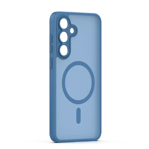 Samsung Galaxy S25 Mag matné puzdro tmavomodré - 2