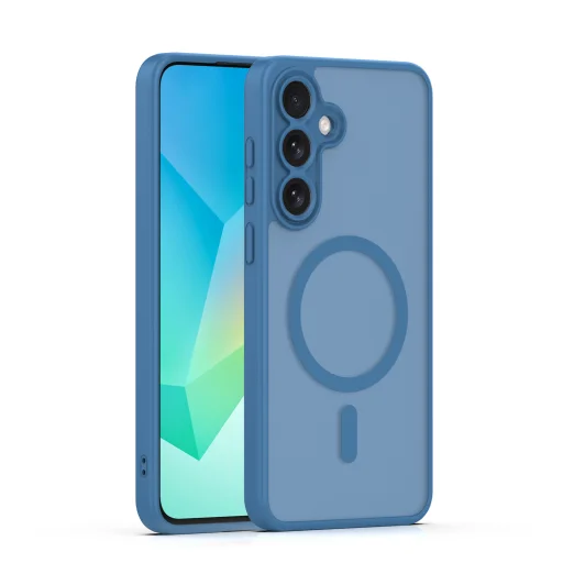 Samsung Galaxy S25 Mag matné puzdro tmavomodré - 1