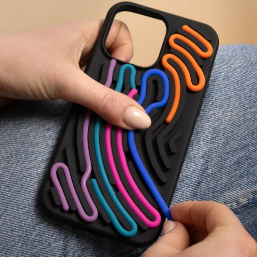 iPhone 11 DIY hadí obal čierny obal - 4