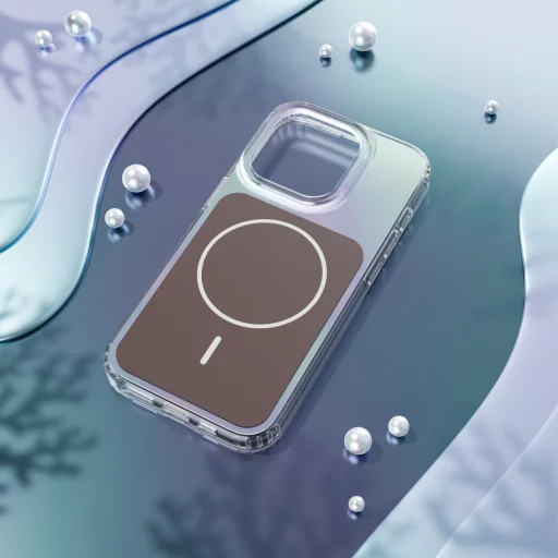 Puzdro na iPhone 12 / 12 Pro Etteri Skrytá perla hnedé - 4