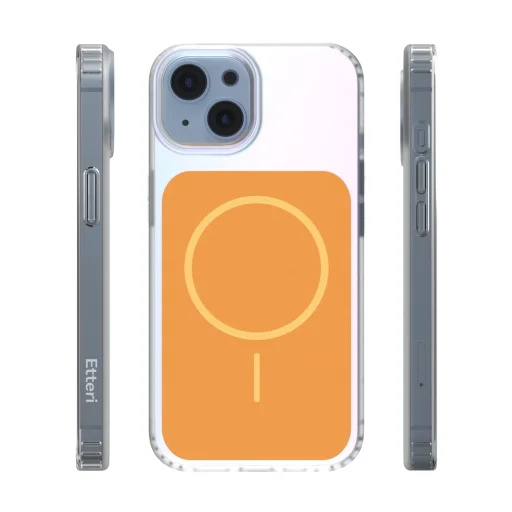 iPhone 13 Etteri Hidden Pearl oranžové puzdro - 2