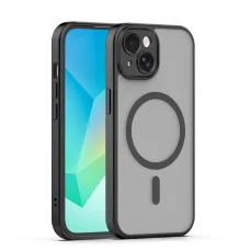 iPhone 15 6,1" matné čierne puzdro