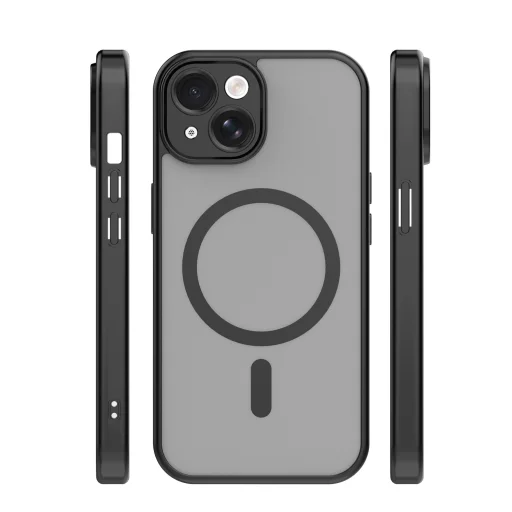 iPhone 15 6,1" matné čierne puzdro - 3