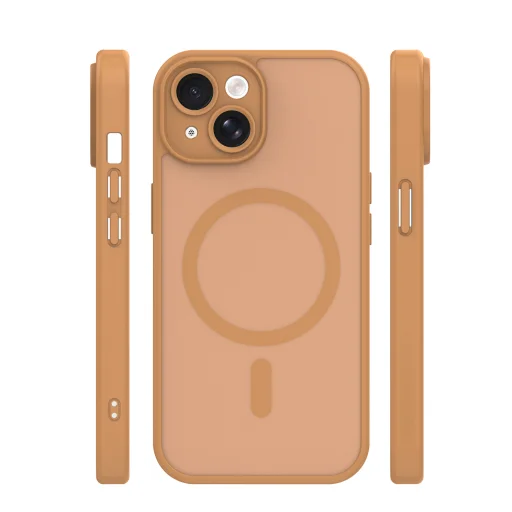 iPhone 15 6,1" hnedé puzdro - 3