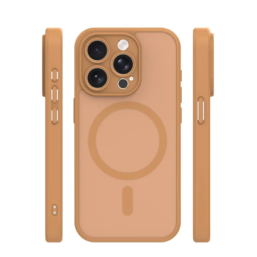 iPhone 15 Pro puzdro Mag Matt puzdro 6,1" hnedé - 3