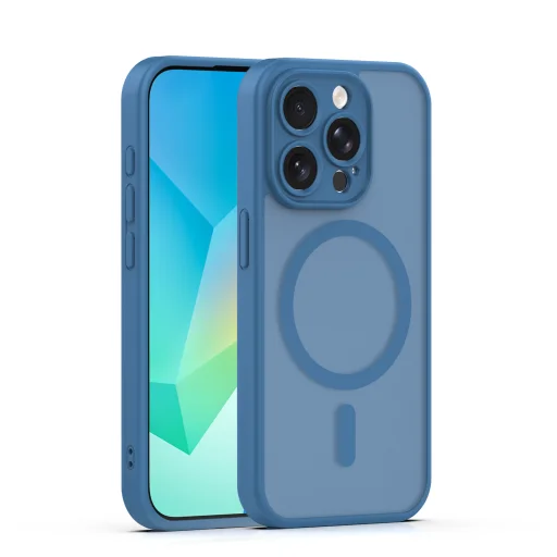 Tmavomodrý obal na iPhone 15 Pro - 1