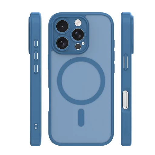 Puzdro na iPhone 16 Pro Mag matné tmavomodré - 3