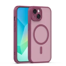 iPhone 15 puzdro Mag Matt bordové