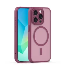 iPhone 15 Pro Mag matné puzdro 6,1" bordové puzdro