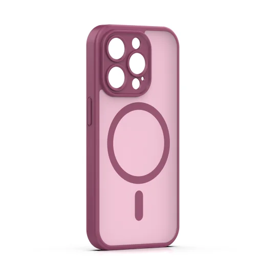 iPhone 15 Pro Mag matné puzdro 6,1" bordové puzdro - 2