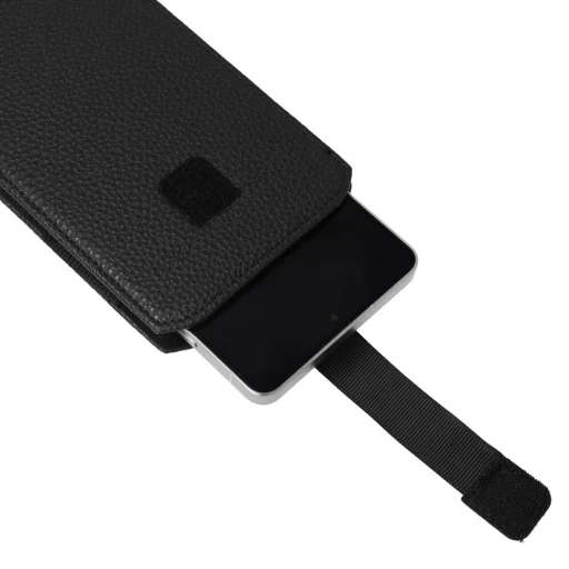 WONDER Flexi Pouch puzdro (veľkosť XXL) pre iPhone 17 Pro Max/16 Pro Max/Samsung S26 Ultra/S25 Ultra/Xiaomi 15 Ultra/14 Ultra/Oppo Find X8 Ultra/Find X6 Pro/Vivo/X200 Pro/X90 Pro+/Motorola Edge 50 Ultra/Edge 40 Pro čierne - 4