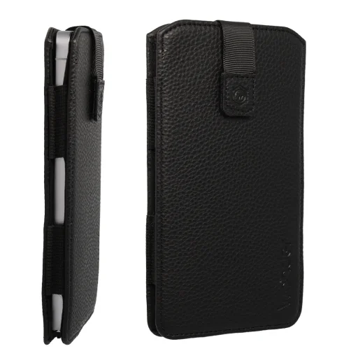 WONDER Flexi Pouch puzdro (veľkosť XXL) pre iPhone 17 Pro Max/16 Pro Max/Samsung S26 Ultra/S25 Ultra/Xiaomi 15 Ultra/14 Ultra/Oppo Find X8 Ultra/Find X6 Pro/Vivo/X200 Pro/X90 Pro+/Motorola Edge 50 Ultra/Edge 40 Pro čierne - 1