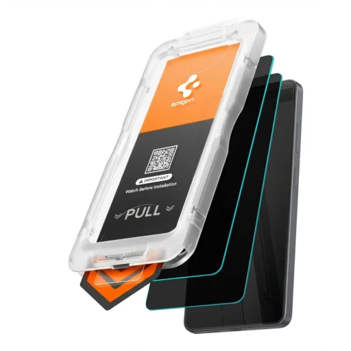 Samsung Galaxy S26+ Plus Spigen Glas.tr EZ Fit Pro Ac Hd 2-Pack Privátne tvrdené sklo - 3