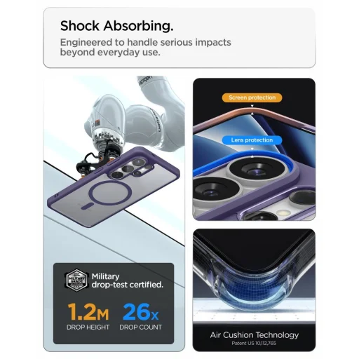 Samsung Galaxy S26 Ultra puzdro Spigen Ultra Hybrid Mag Magsafe fialové - 11