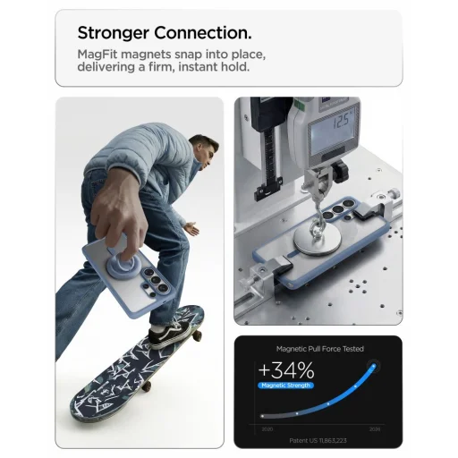 Samsung Galaxy S26 Ultra Spigen Ultra Hybrid Mag Magsafe puzdro svetlomodré - 10