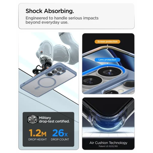 Samsung Galaxy S26 Ultra Spigen Ultra Hybrid Mag Magsafe puzdro svetlomodré - 11