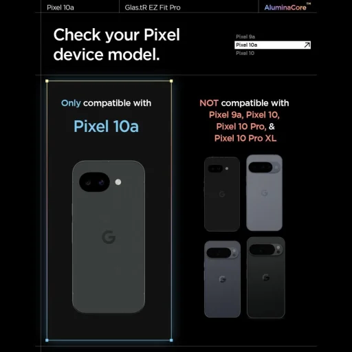 Google Pixel 10A Spigen Glas.tR EZ Fit Pro Ac 2-pack ochranné sklo - 6