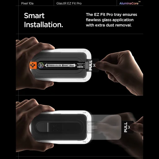 Google Pixel 10A Spigen Glas.tR EZ Fit Pro Ac 2-pack ochranné sklo - 11