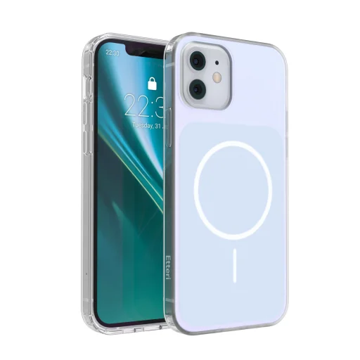 iPhone 12/12 Pro tok Etteri Hidden Pearl tok világoskék - 1