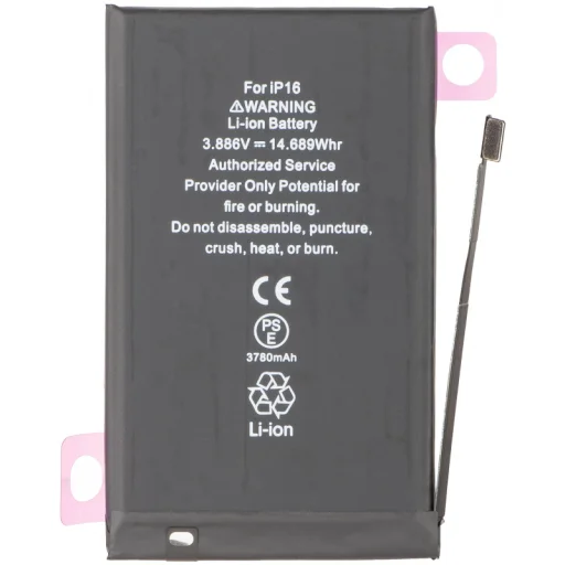 Batéria pre Apple iPhone 16, 3780mAh vysokokapacitná - 1