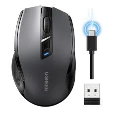 Bezdrôtová myš UGREEN MU006S (85082), 4000DPI, BT / Wi-Fi, sivá