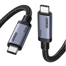 USB-C - USB-C kábel UGREEN L706 (65383), 240W, 1m, čierny