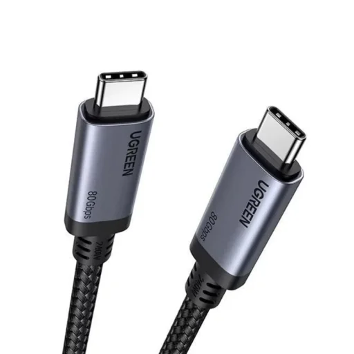 USB-C - USB-C kábel UGREEN L706 (65383), 240W, 1m, čierny - 3