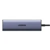USB-C Hub UGREEN CM511 (75642), 6 v 1, sivý thumbnail