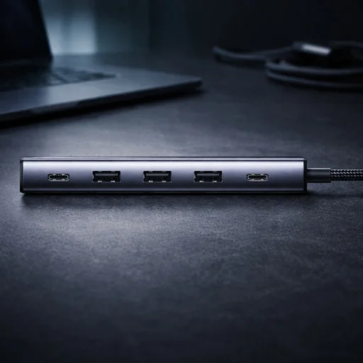 USB-C Hub UGREEN CM511 (75642), 6 az 1-ben, Szürke - 5