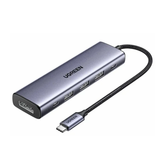 USB-C Hub UGREEN CM511 (75642), 6 v 1, sivý - 1