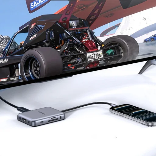 USB-C Hub UGREEN CM896 (65759), 7 v 1, Sivý - 4