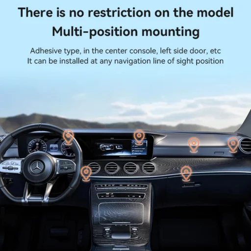 Yesido C215 magnetický držiak na telefón do auta, univerzálny, čierny - 3