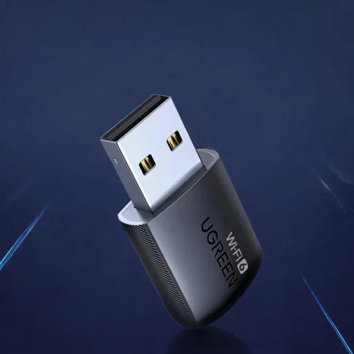 Wi-Fi adaptér UGREEN CM762 (35264), Dual Band, Wi-Fi 6, 600 Mbps, čierny - 2