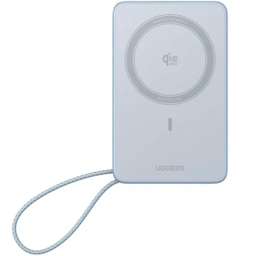 Powerbank UGREEN MagFlow PB773, 10000mAh, 25W, PD + FQI, Kék - 5