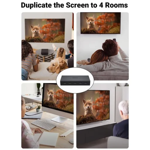 HDMI rozbočovač UGREEN CM570 (90514), čierny - 3