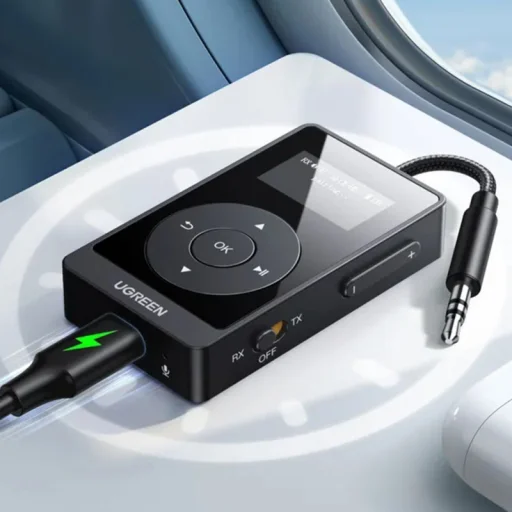 Bluetooth vevő/adó UGREEN BT503 (45492), Fekete - 5