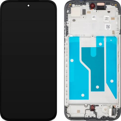 LCD displej modul Motorola Moto G77 / G67, Pantone Black Olive kryt - 1