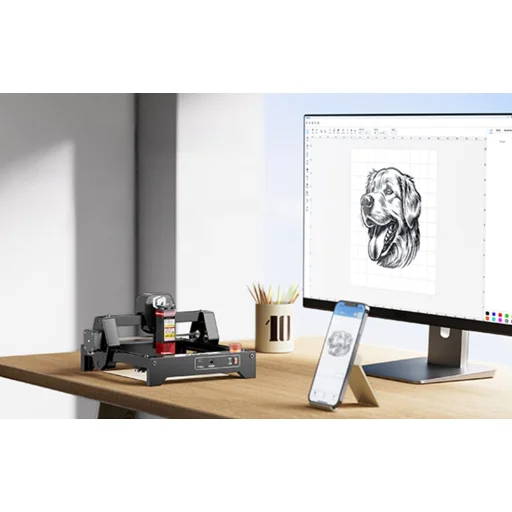 Longer Ray5 mini 2.5W lézergravírozó - 9