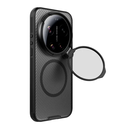 Nillkin CamShield Prop Magnetic (priehľadná šošovka) puzdro pre Xiaomi 17 Ultra transparentná čierna - 2