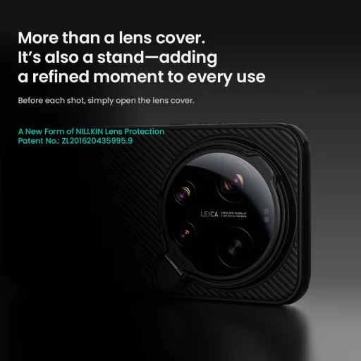 Nillkin CamShield Prop Magnetic puzdro Xiaomi 17 Ultra čierne puzdro - 3