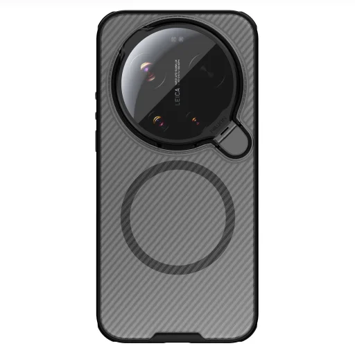 Nillkin CamShield Prop Magnetic (priehľadná šošovka) puzdro pre Xiaomi 17 Ultra transparentná čierna - 1