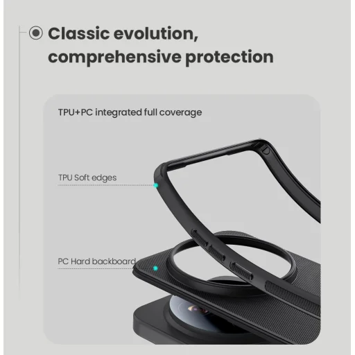 Nillkin Super Frosted PRO Magnetické puzdro Xiaomi 17 Ultra čierne - 5