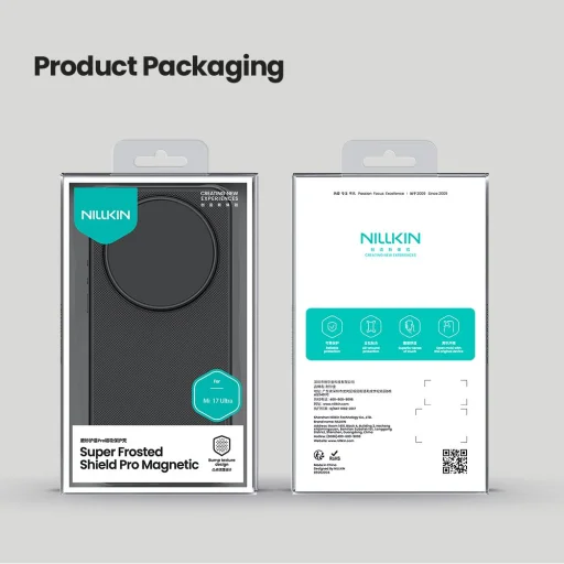 Nillkin Super Frosted PRO Magnetické puzdro Xiaomi 17 Ultra čierne - 8
