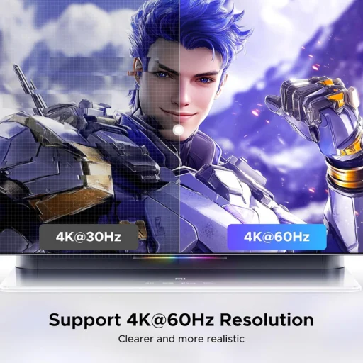 HDMI / USB-C prepínač UGREEN AW503 (55452), sivý - 6