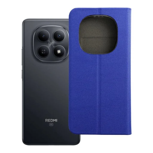 Xiaomi Redmi Note 15 5G puzdro SENSITIVE knižkové modré - 11