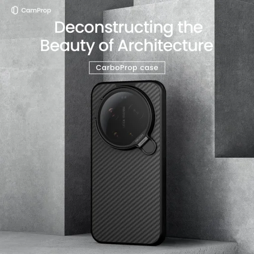 Nillkin CarboProp aramidové magnetické puzdro Xiaomi 17 Ultra čierne puzdro - 3