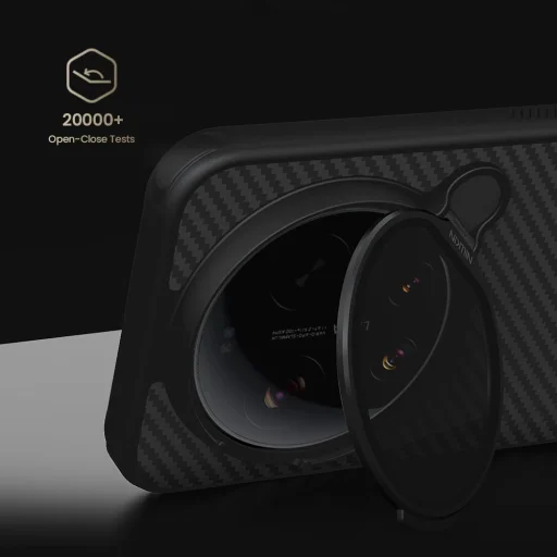 Nillkin CarboProp aramidové magnetické puzdro Xiaomi 17 Ultra čierne puzdro - 4