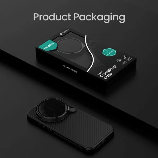 Nillkin CarboProp aramidové magnetické puzdro Xiaomi 17 Ultra čierne puzdro - 9