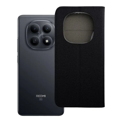 Xiaomi Redmi Note 15 5G puzdro SENSITIVE knižkové čierne - 11